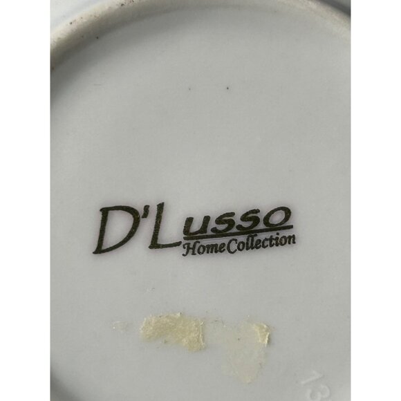 D’Lusso Home Collection Floral Teacup & Saucer Set Gold Handle Porcelain Vintage - Picture 3 of 9